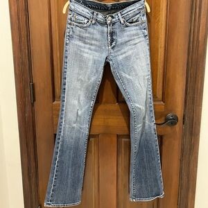 7 For All Mankind Low Rise Bootcut Jeans